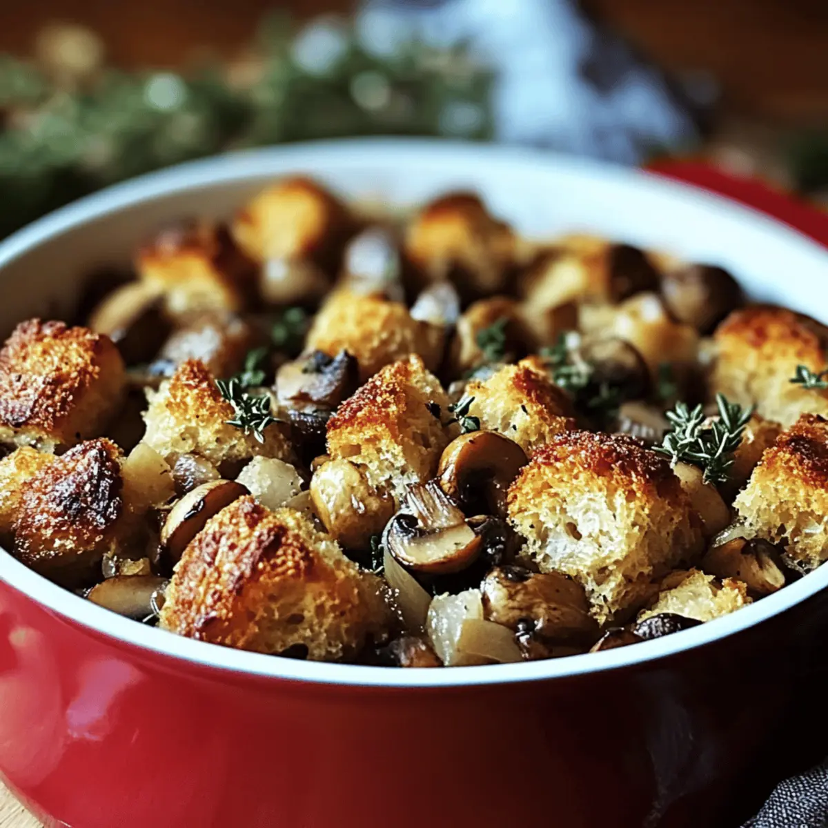 Mouthwatering Mushroom and Chestnut Stuffing for Every Feast