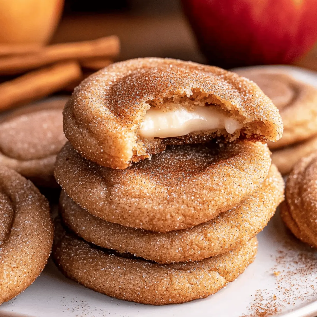 Chewy Apple Cider Cheesecake Cookies for Cozy Fall Days