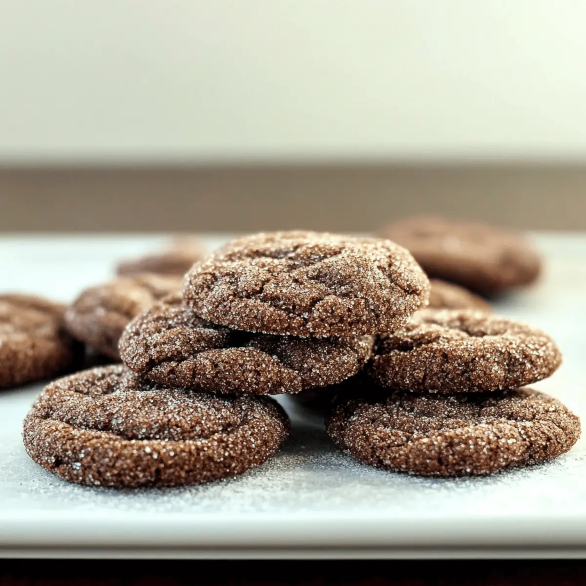 Chewy Chocolate Snickerdoodles for Cozy Fall Treats