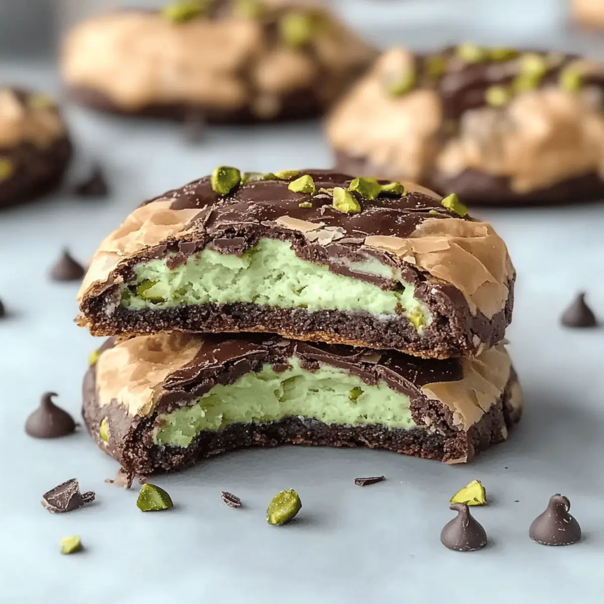 Delicious Dubai Chocolate Cookies with a Pistachio Twist