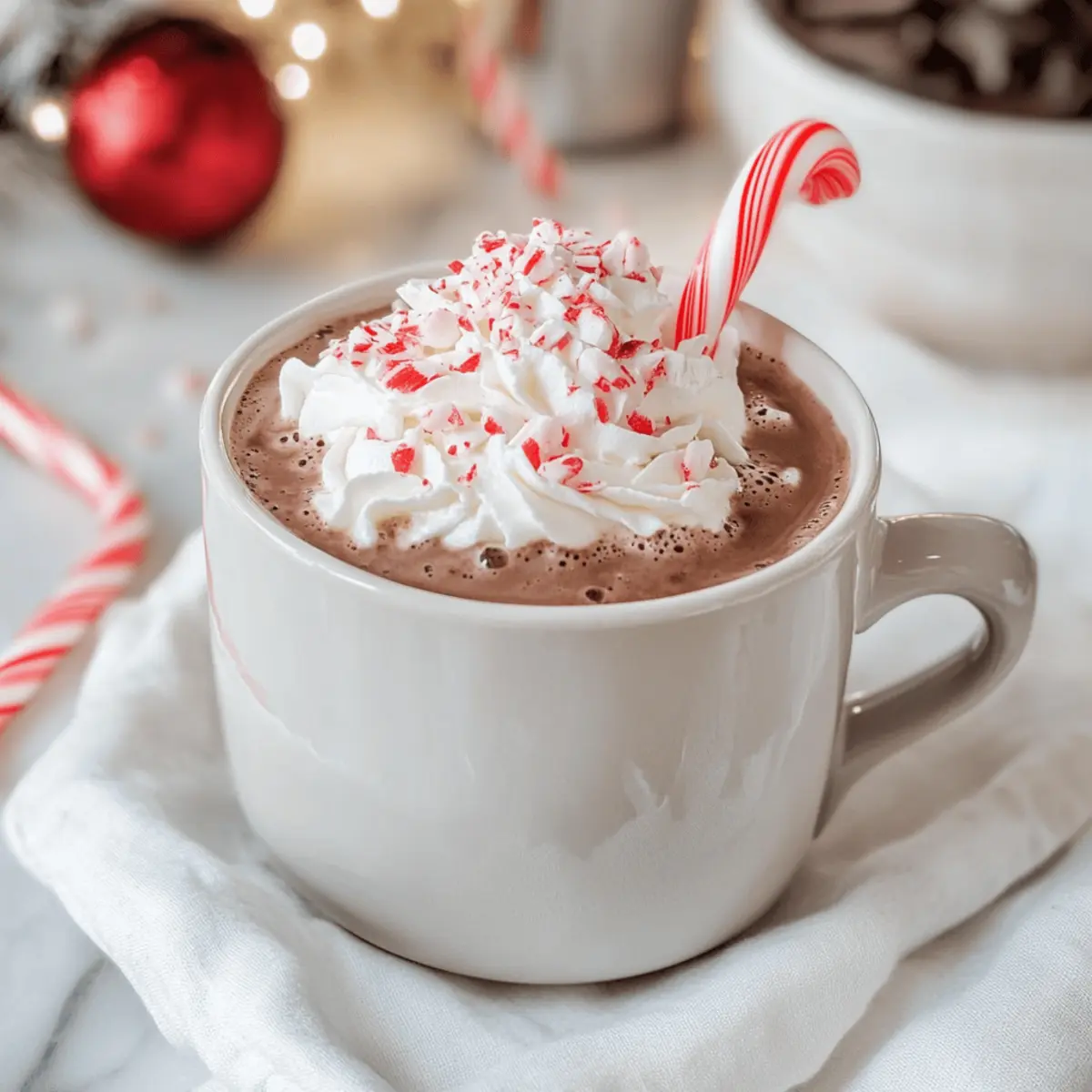 Decadent Peppermint Hot Chocolate to Warm Your Winter Nights