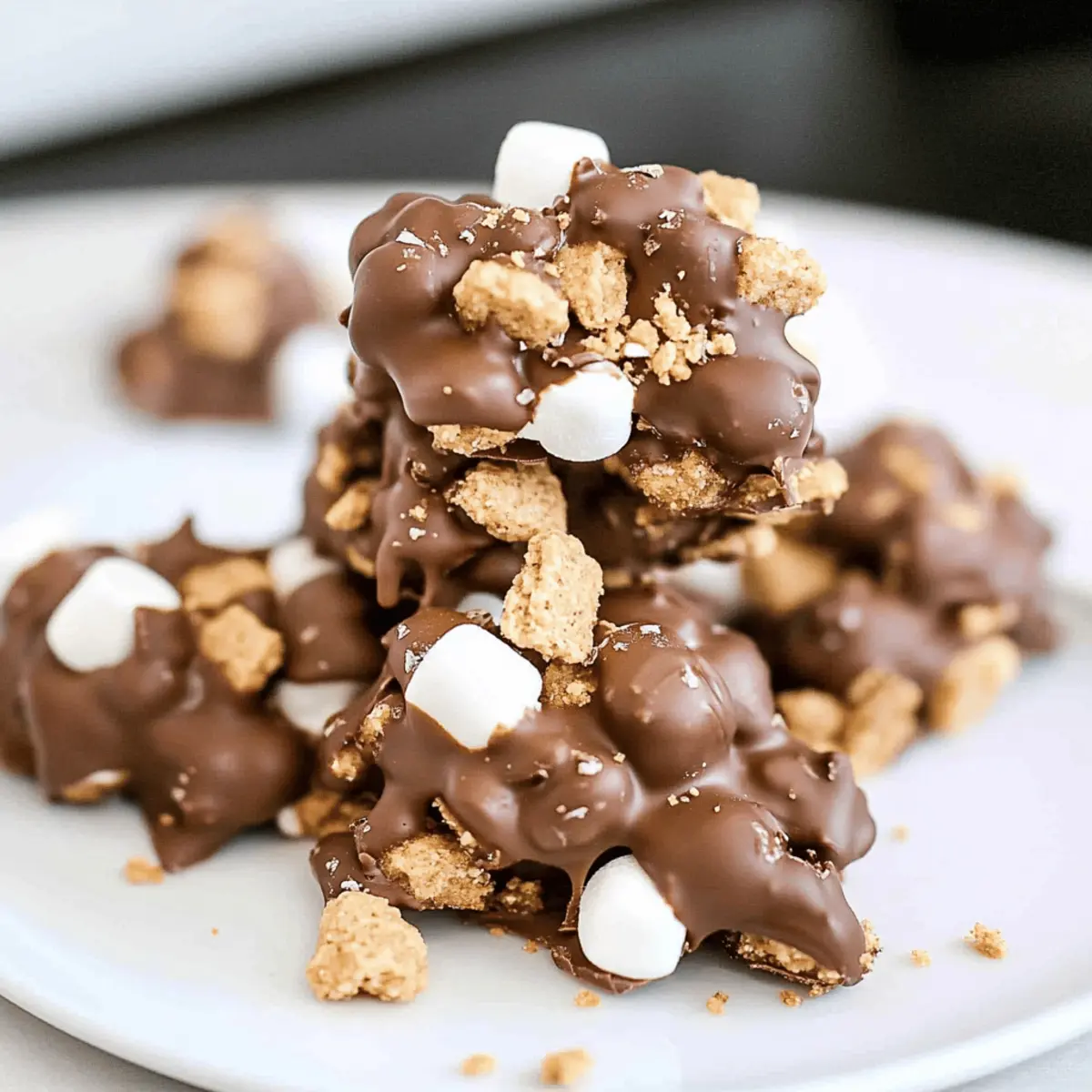 Delicious No-Bake S'mores Clusters for Sweet Summer Snacking