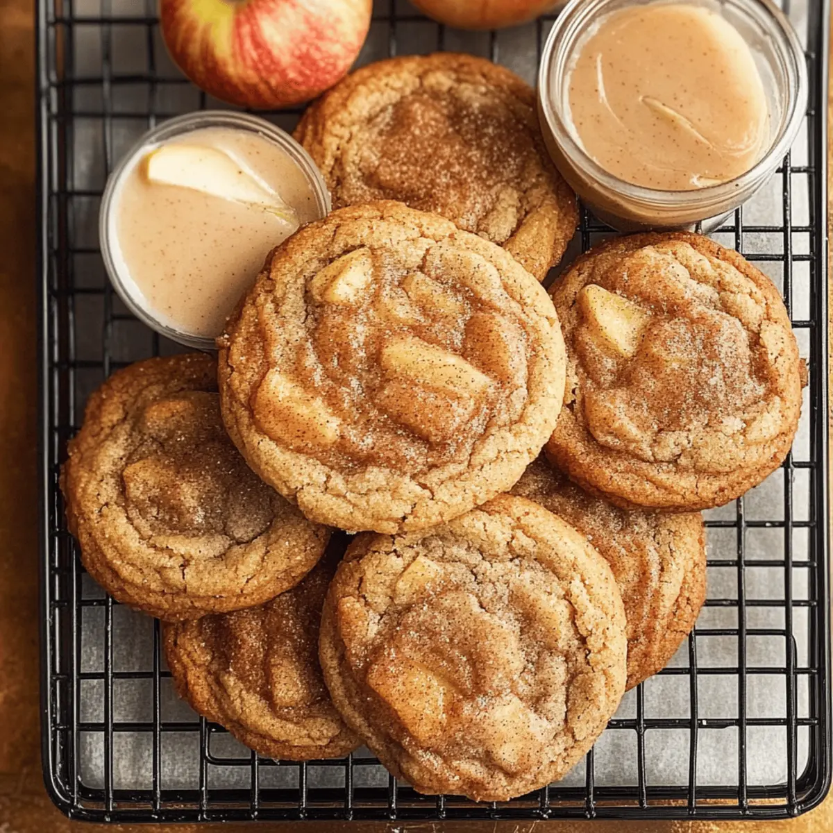 Apple Snickerdoodles with Caramelized Apples for Cozy Fall Days