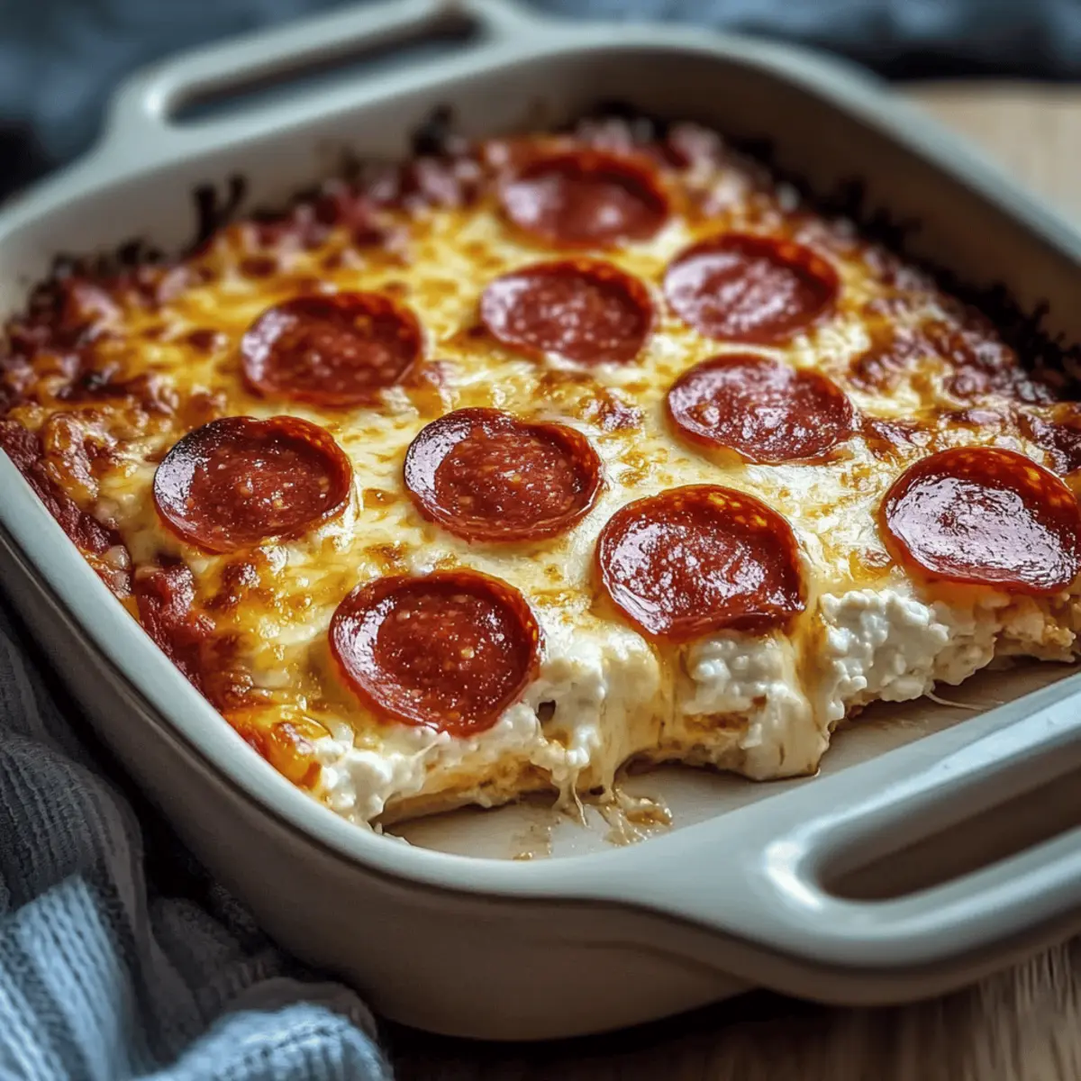 Delicious Pizza Style Cottage Cheese Bake for Cozy Nights