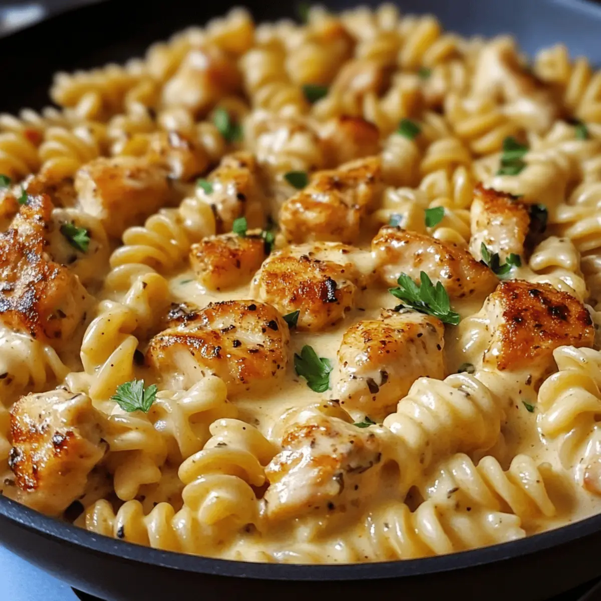 Cheesy Cajun Garlic Chicken Rotini Skillet Recipe You’ll Love