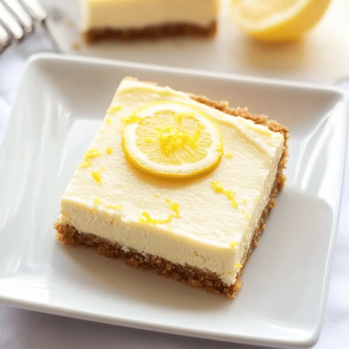Delicious Lemon Cheesecake Bars for Guilt-Free Indulgence