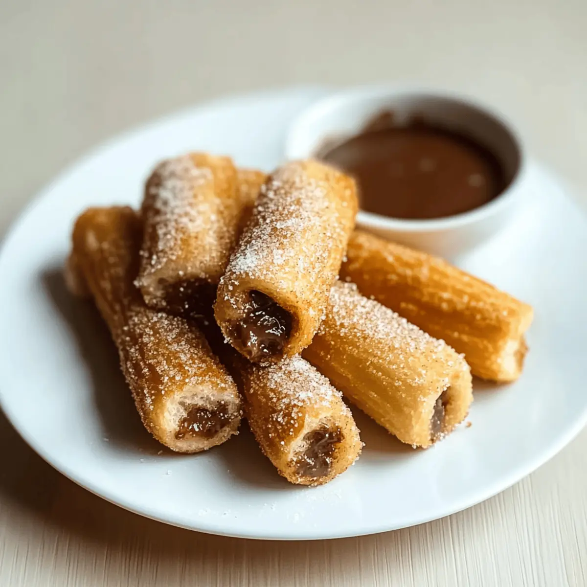 Nutty Churro Bites with Nutella for a Sweet Escape