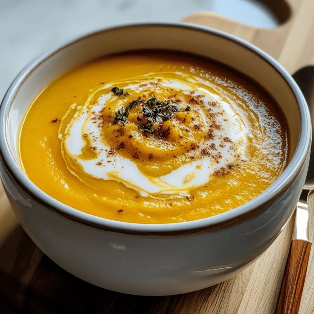 Deliciously Creamy Roasted Butternut Squash Soup Recipe