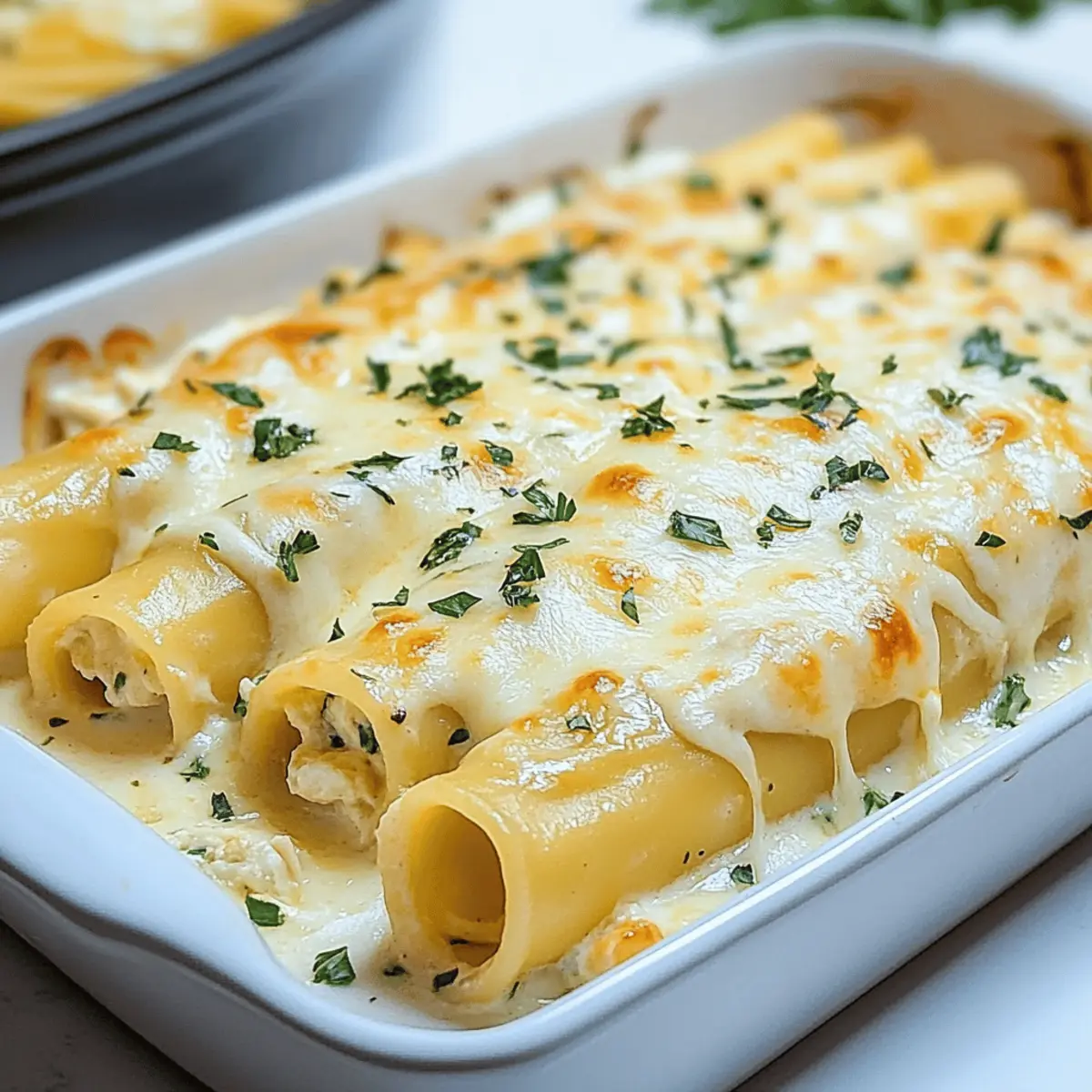 Creamy Chicken Manicotti Alfredo for Cozy Family Nights