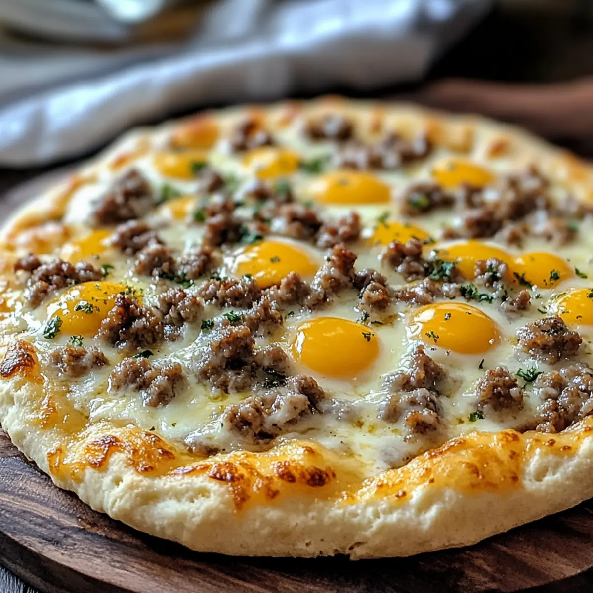 Biscuits and Sausage Gravy Breakfast Pizza: A Southern Twist