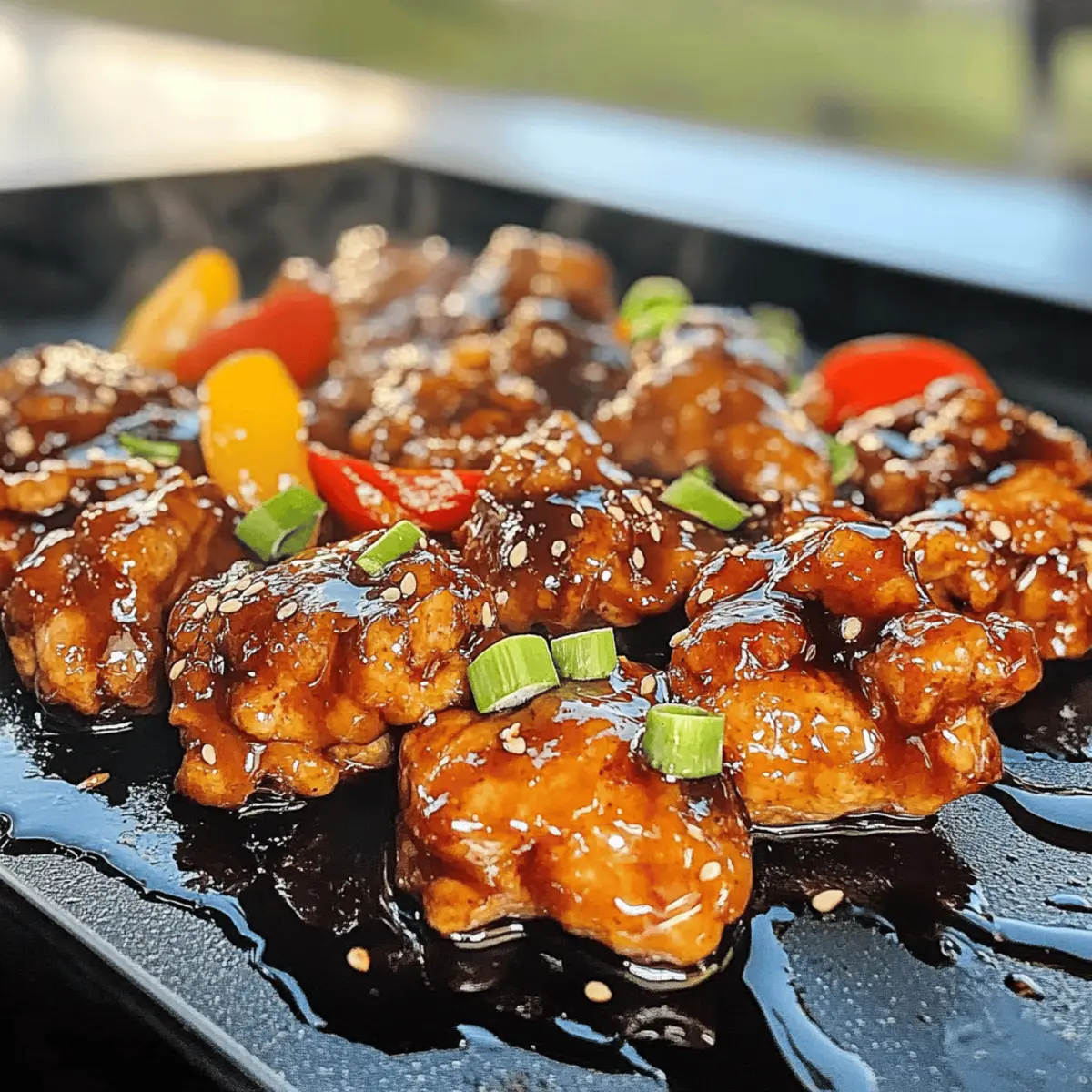Easy Blackstone Bourbon Chicken On The Griddle for Flavor Lovers