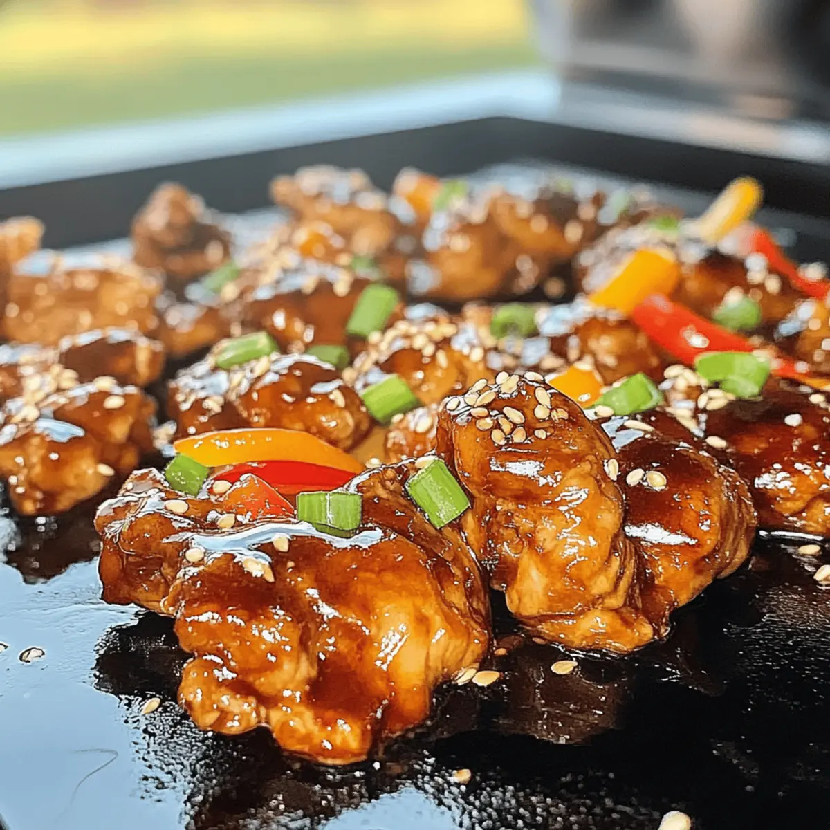 Blackstone Bourbon Chicken On The Griddle eu0gvo