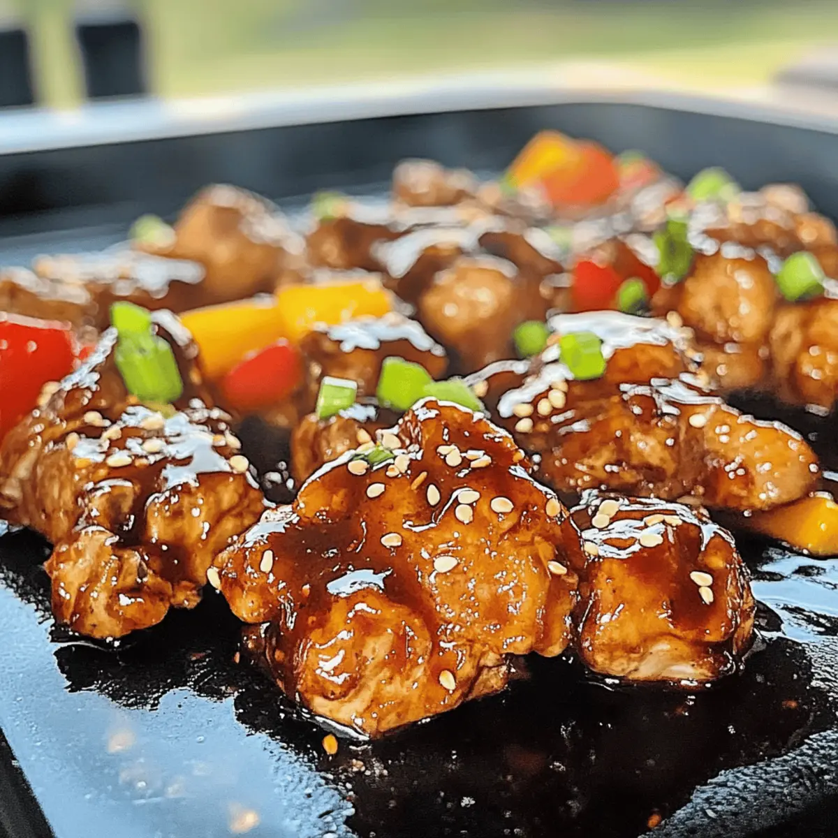 Blackstone Bourbon Chicken On The Griddle sym0zg