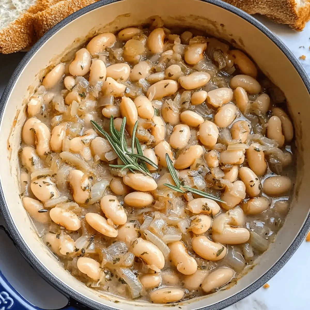 Caramelized Onion White Beans with Rosemary and Balsamic qtjtpv