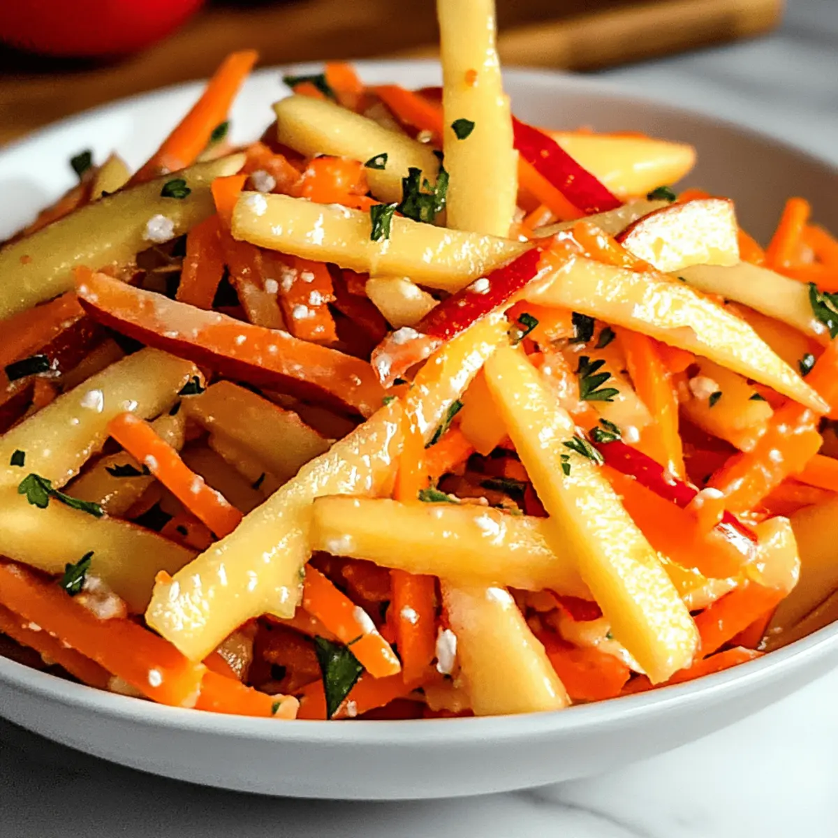 Crunchy Carrot Apple Salad for a Fresh, Healthy Twist