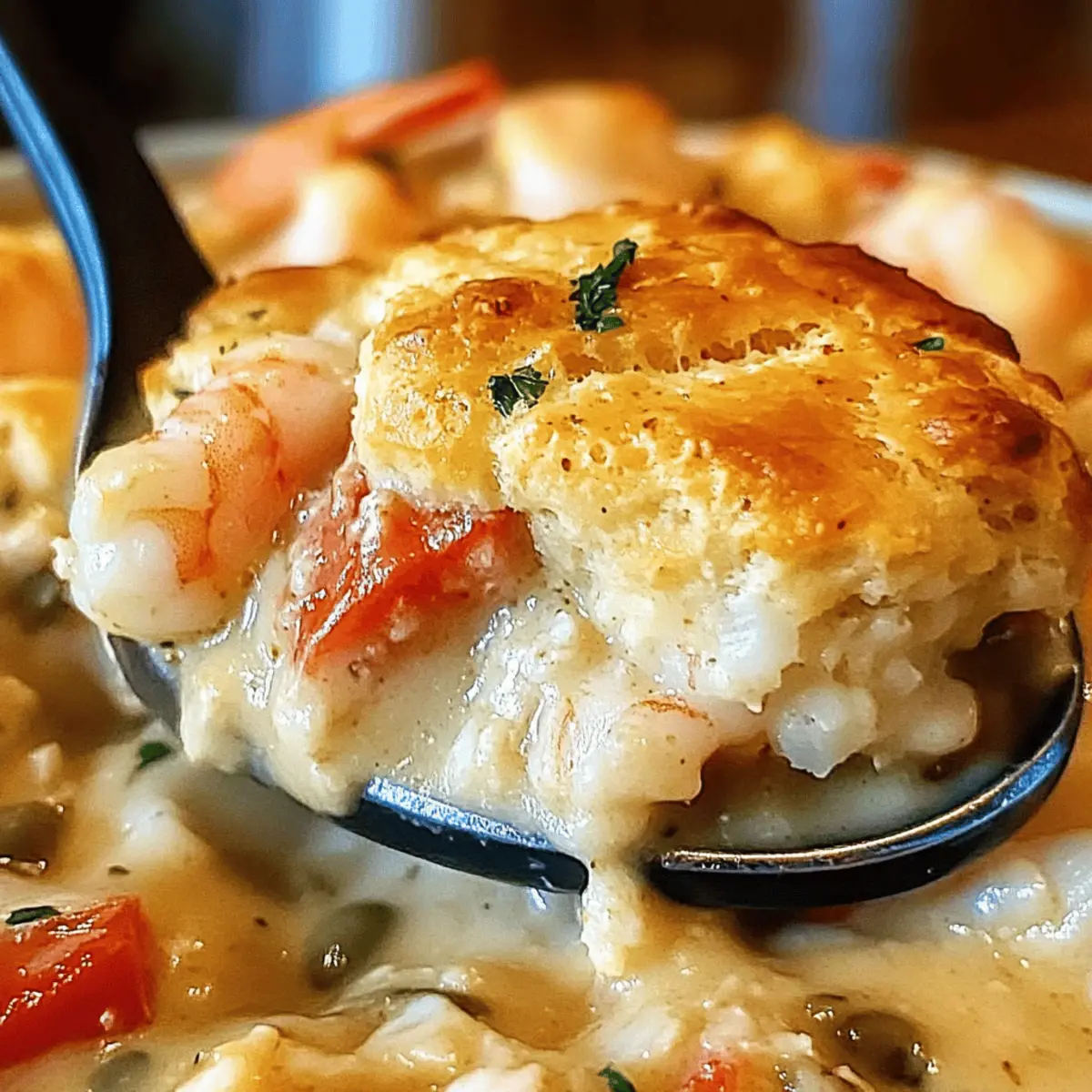 Cheddar Bay Biscuit Seafood Pot Pie nii2kp
