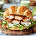 Chicken Caesar Croissant Sandwich