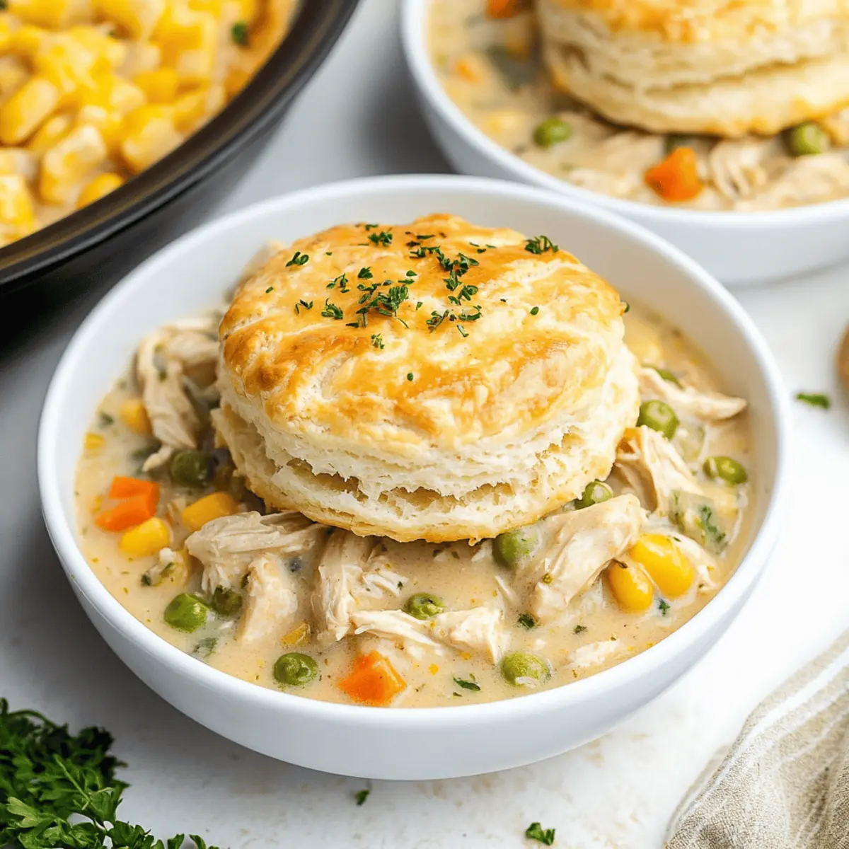 Cozy Chicken Pot Pie Made Easy in Your Slow Cooker