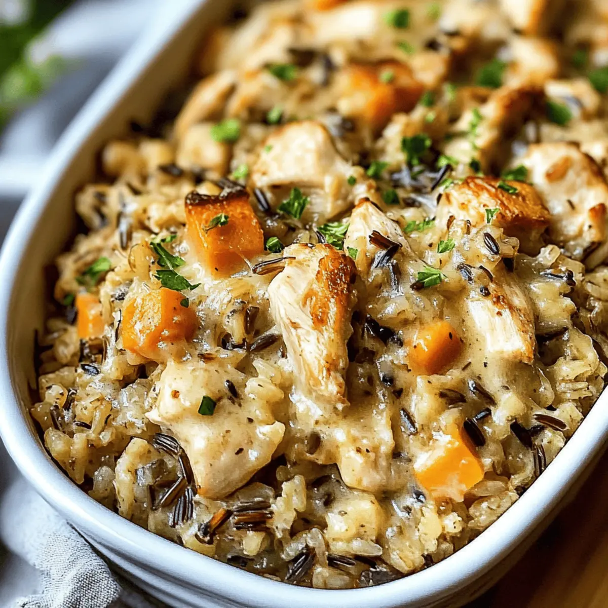 Creamy Chicken Wild Rice Casserole for Cozy Family Nights