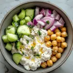 Cottage Cheese and Chickpea Salad