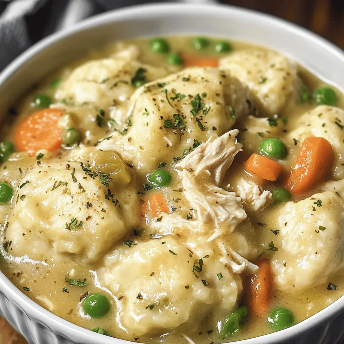 Crockpot Chicken and Dumplings qiccau