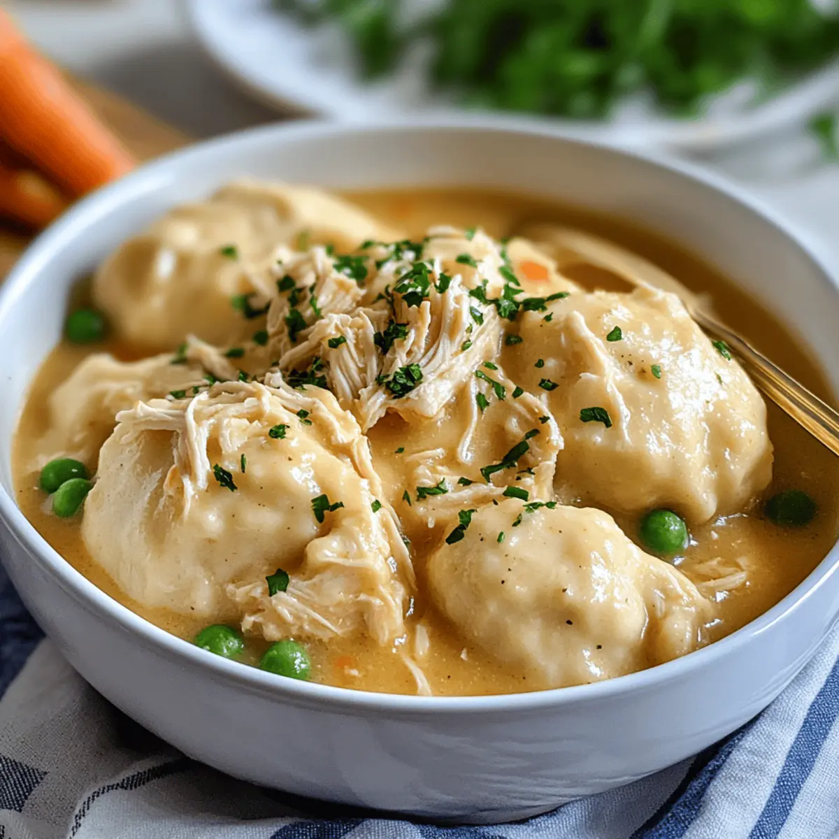 Crockpot Chicken and Dumplings for Ultimate Cozy Comfort