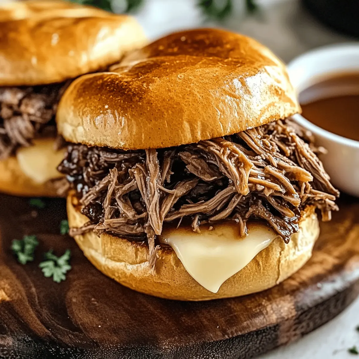 Crockpot French Dip Sandwiches zznvps