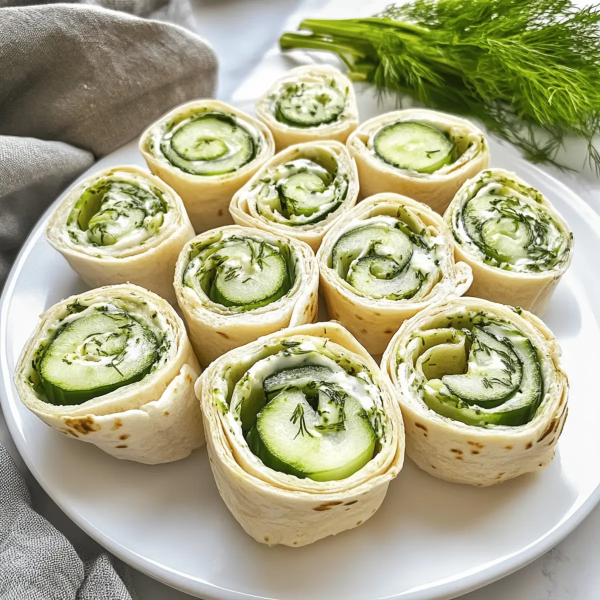 Cucumber Dill Pinwheels kei6ce