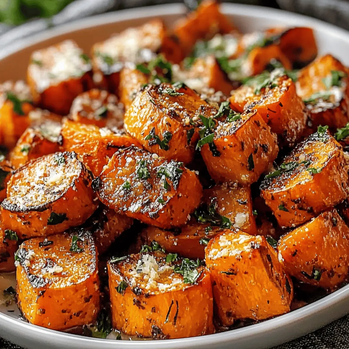 Garlic Parmesan Roasted Sweet Potatoes kjt0fd
