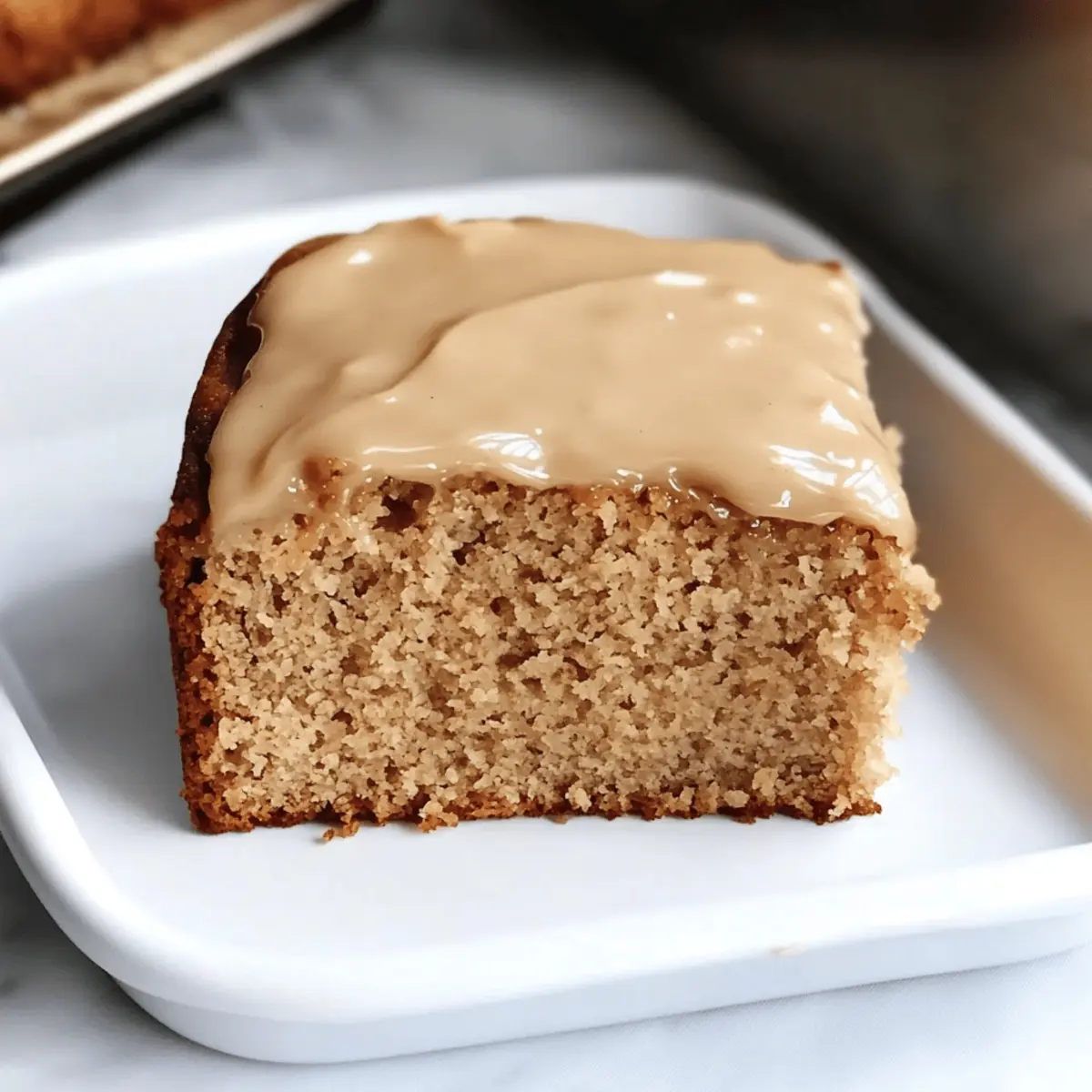Irresistibly Moist Glazed Zucchini Cake with Brown Sugar