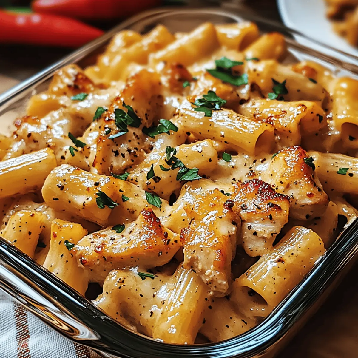 Honey Pepper Chicken Panini Pasta bmcng3