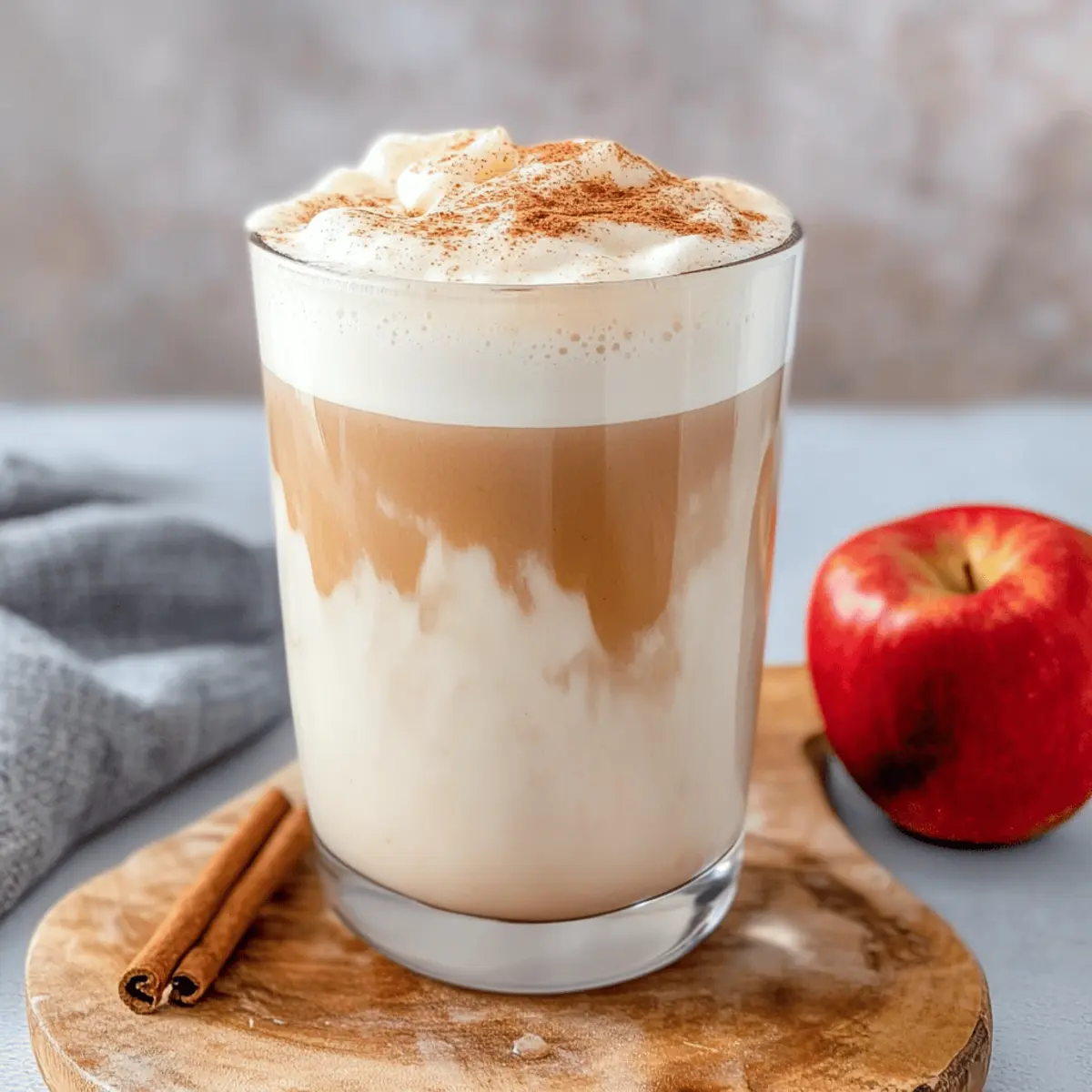 Iced Apple Crisp Cream Chai Latte gset4r