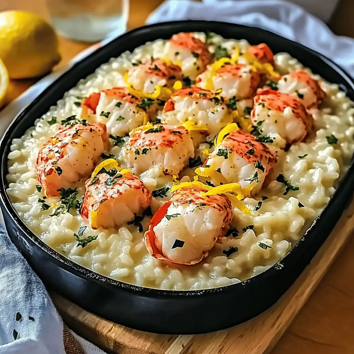 Lemon Butter Lobster Risotto me3e2j