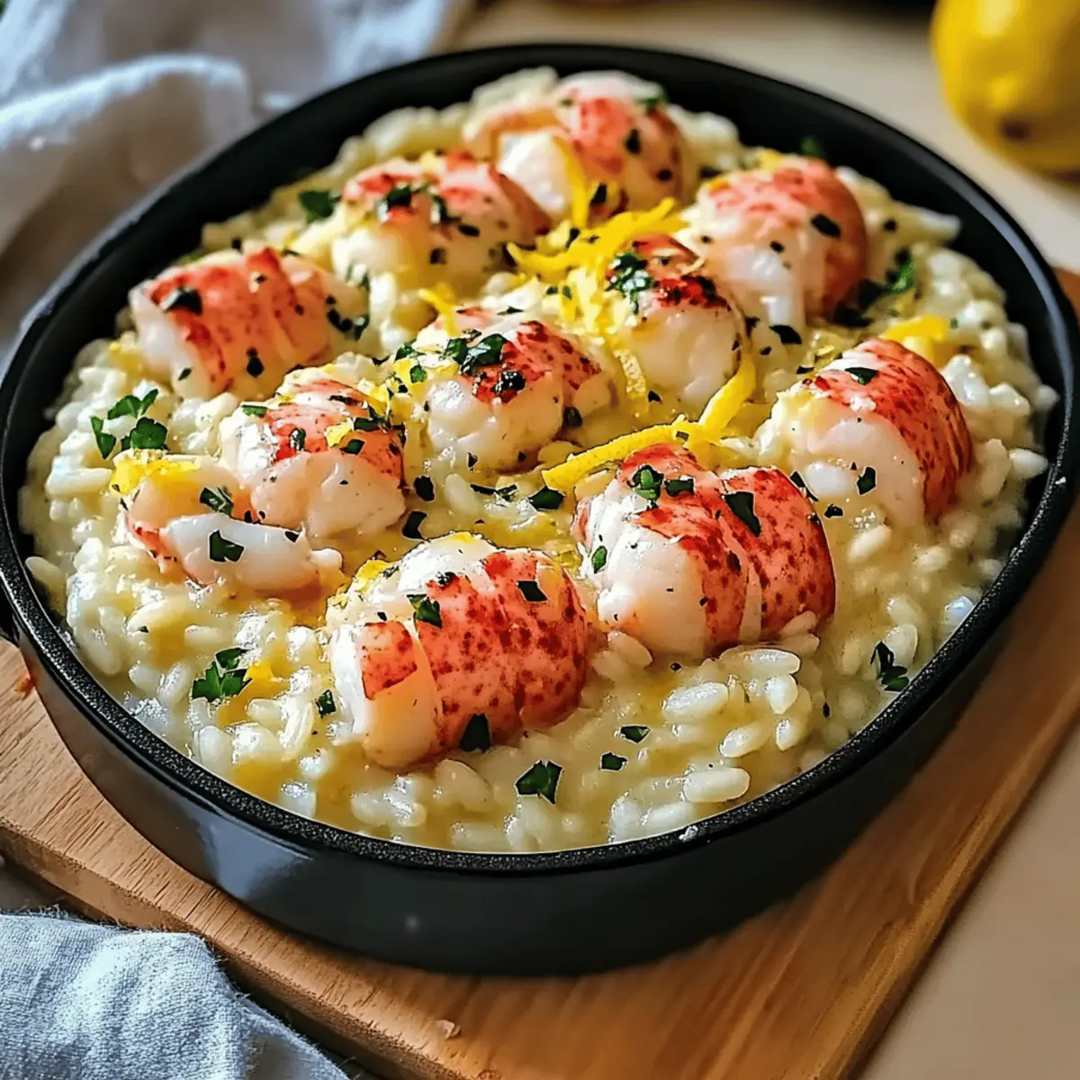 Lemon Butter Lobster Risotto: A Creamy Date Night Delight