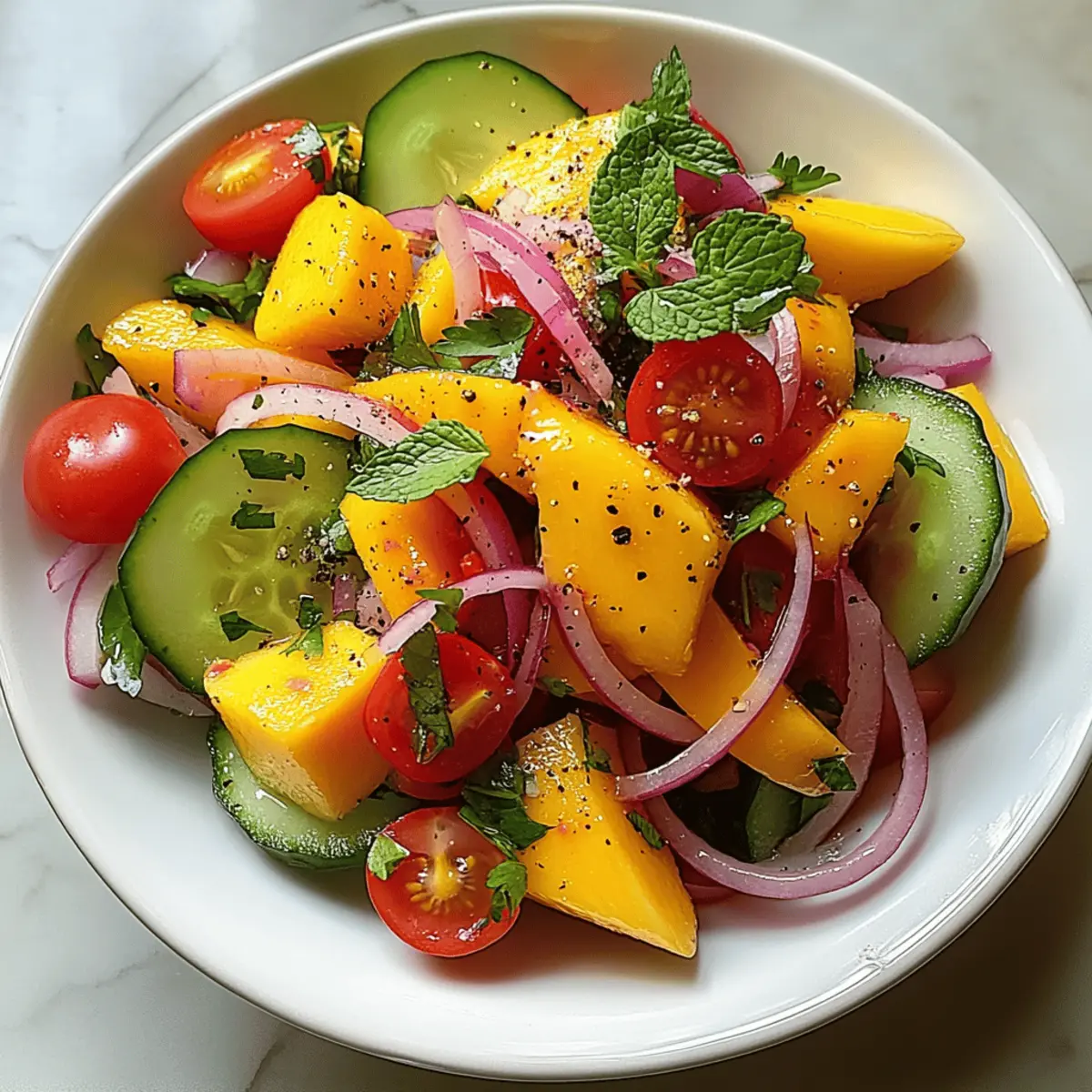 Mango Salad Recipe with Lime Dressing umrdgi