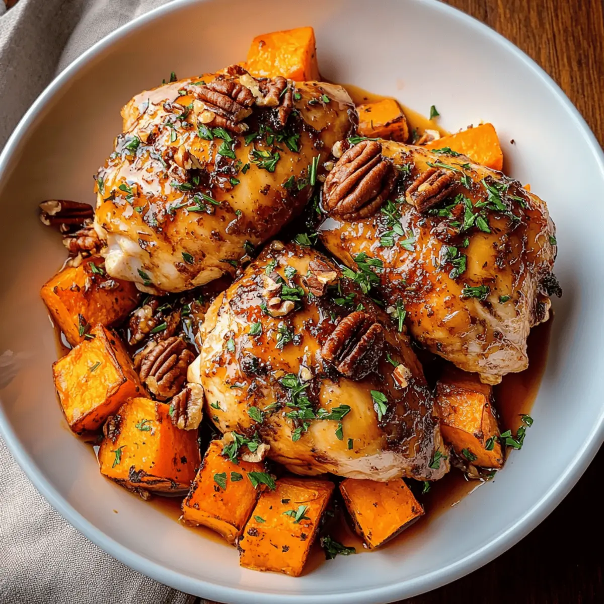 Maple-Glazed Chicken with Sweet Potatoes for Cozy Nights