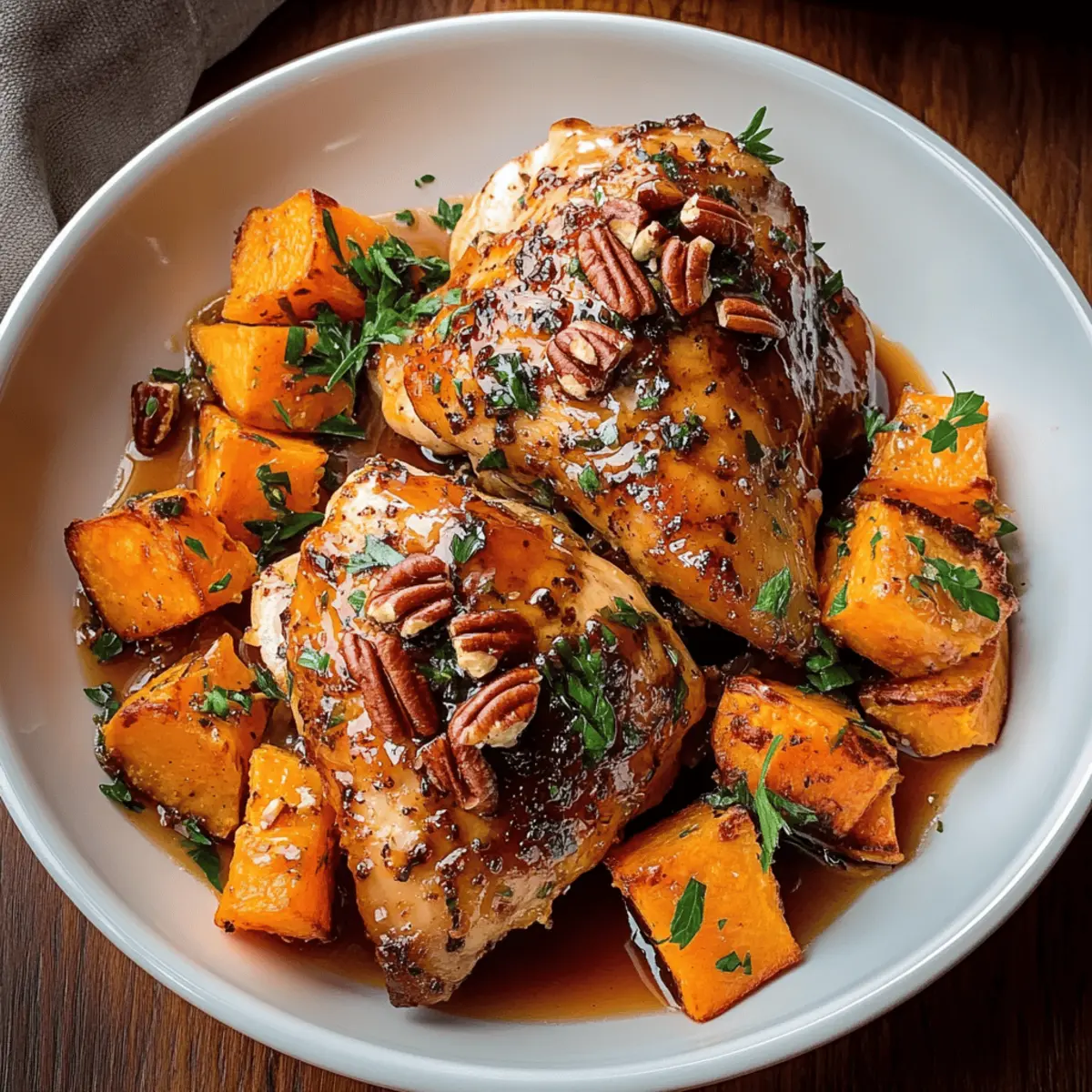 Maple Glazed Chicken with Sweet Potatoes uftvm1