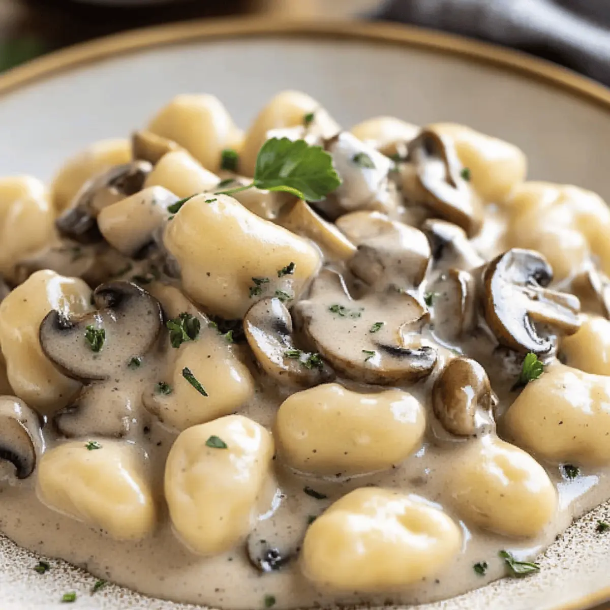 Creamy Mushroom Gnocchi That Feels Like a Warm Hug
