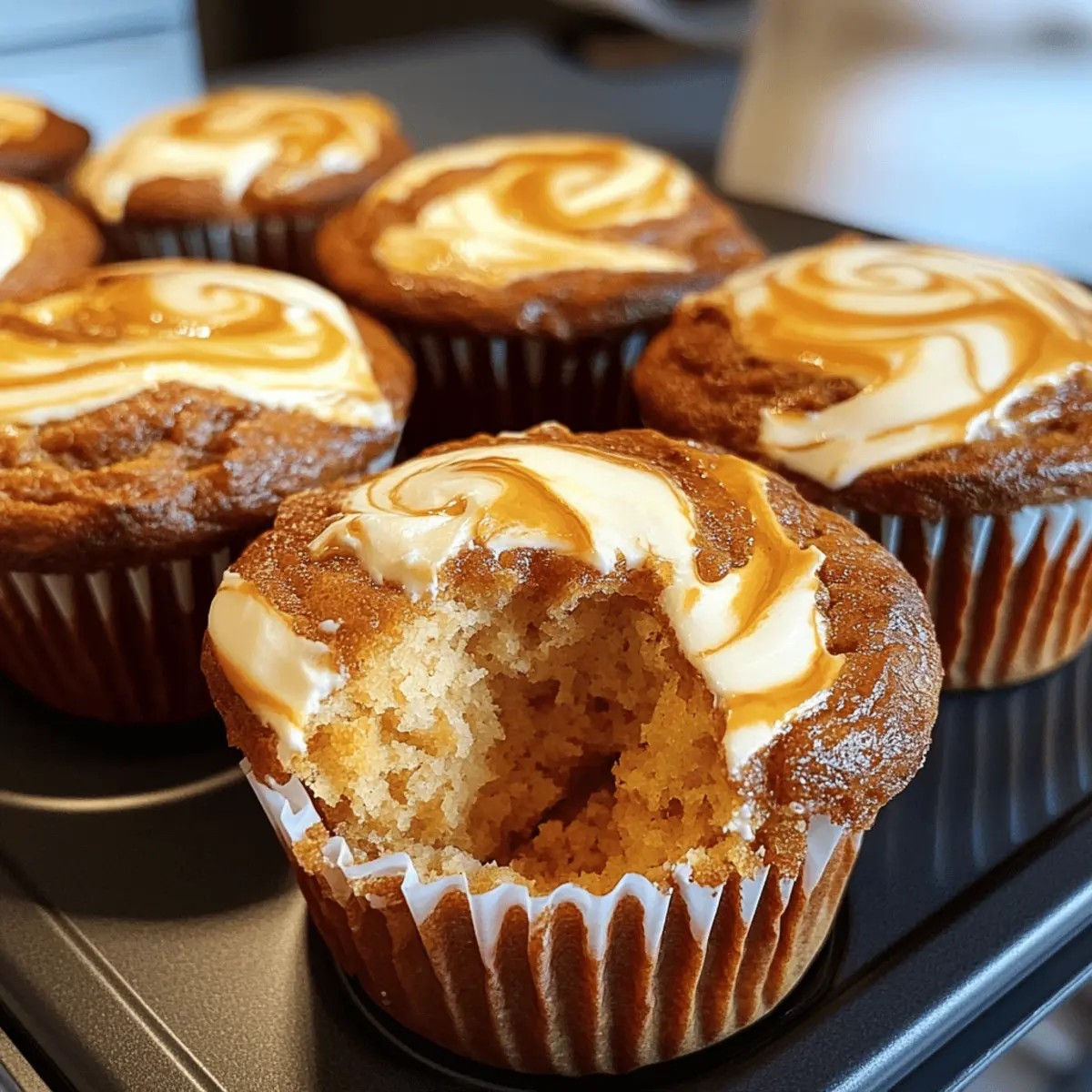 Pumpkin Cream Cheese Swirl Muffins for a Cozy Fall Treat