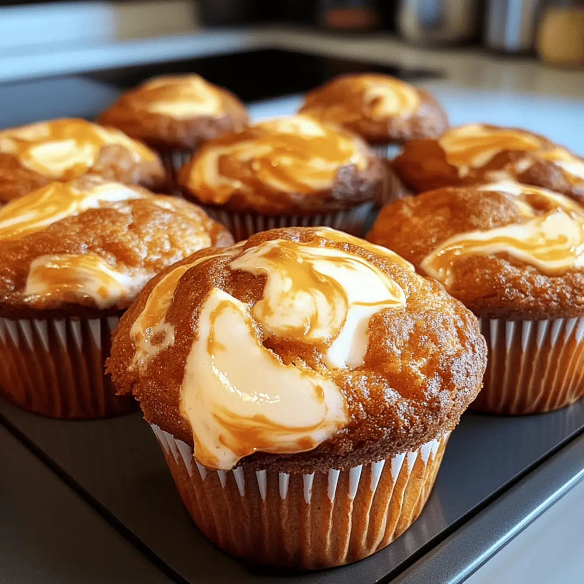 PUMPKIN CREAM CHEESE SWIRL MUFFINS zpqv3j