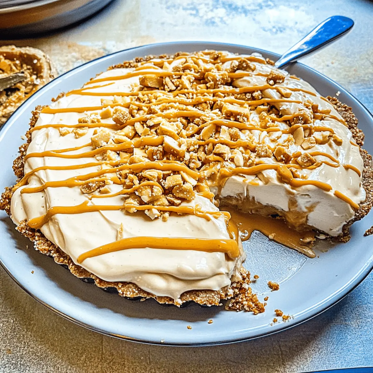 Peanut Butter Pretzel Pie qdz20r