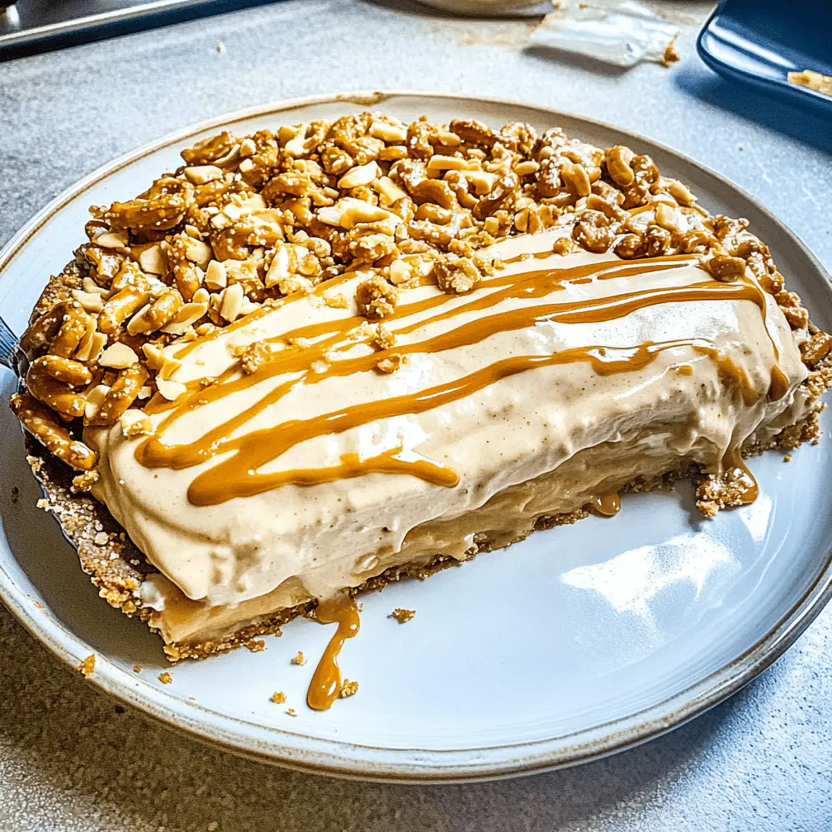 Peanut Butter Pretzel Pie - Your New Favorite No-Bake Delight