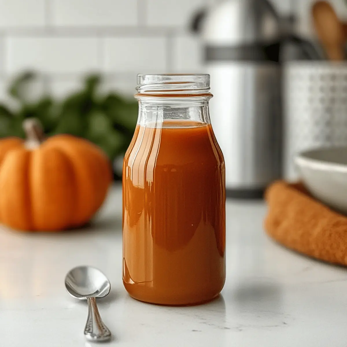 Pumpkin Spice Coffee Syrup btl34g