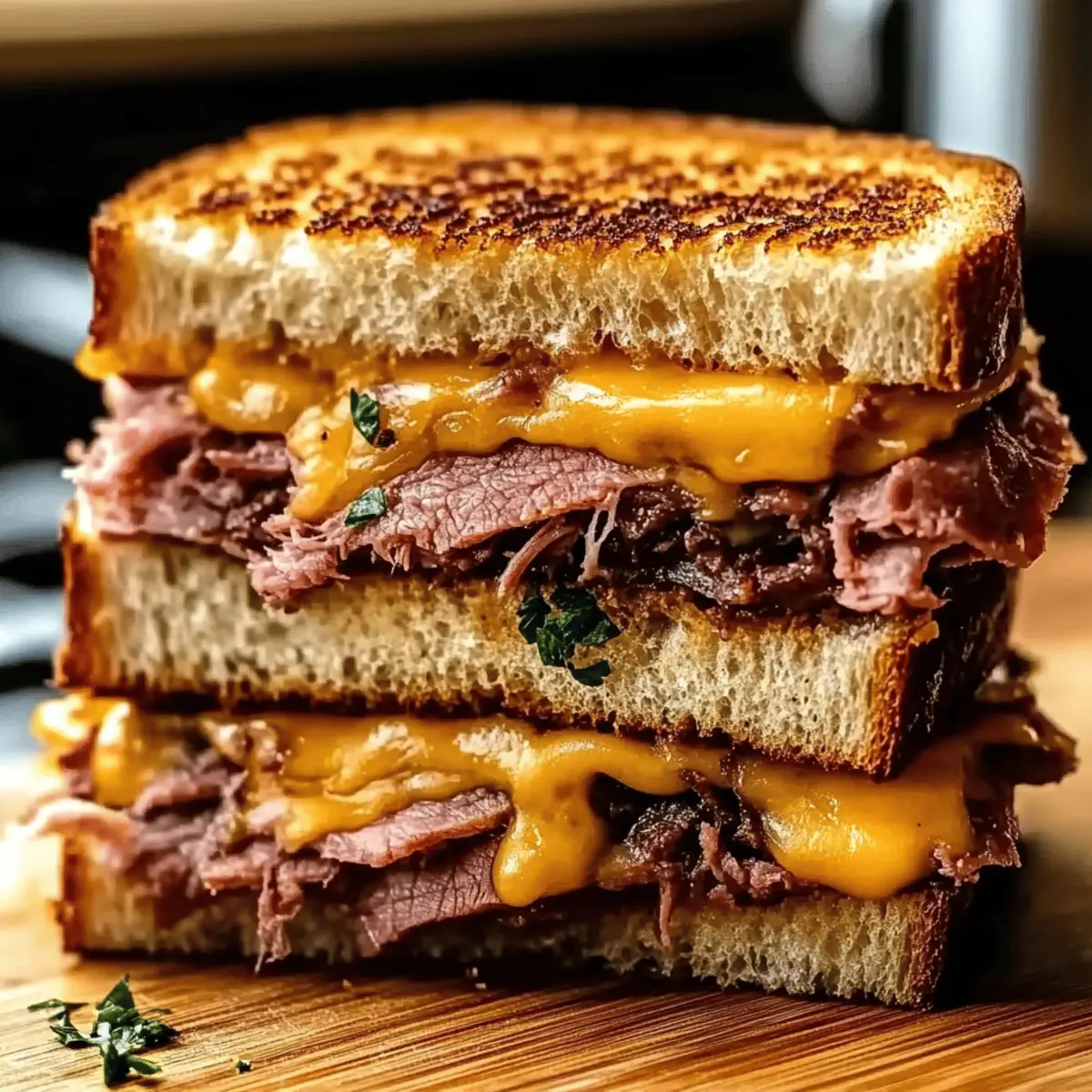 Roast Beef Cheddar Melt Sandwich arelkr