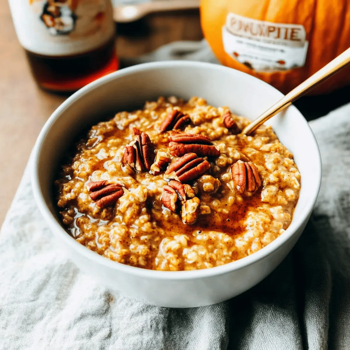 Slow Cooker Pumpkin Pie Oatmeal yimrpz
