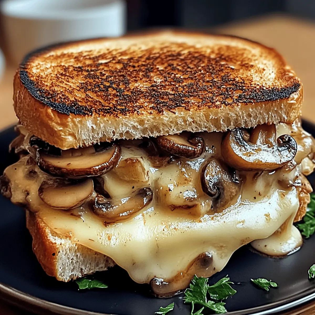 Irresistible Swiss Mushroom Melt That Melts in Your Mouth