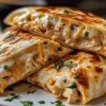 Cheesy Garlic Chicken Wraps
