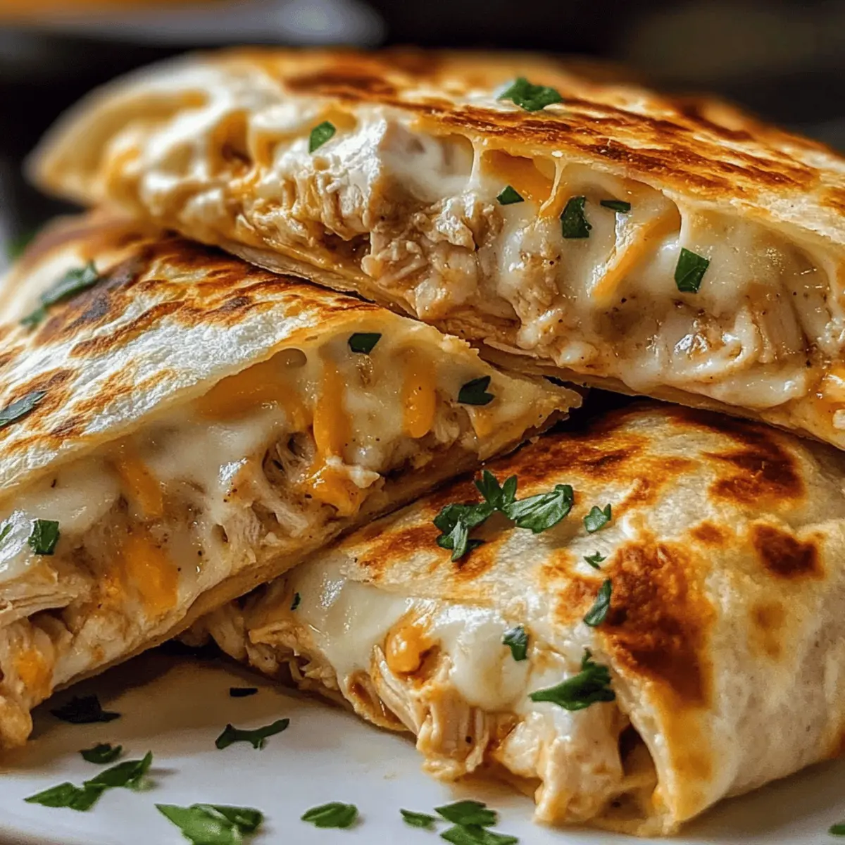 Cheesy Garlic Chicken Wraps for Quick Comfort Food Joy