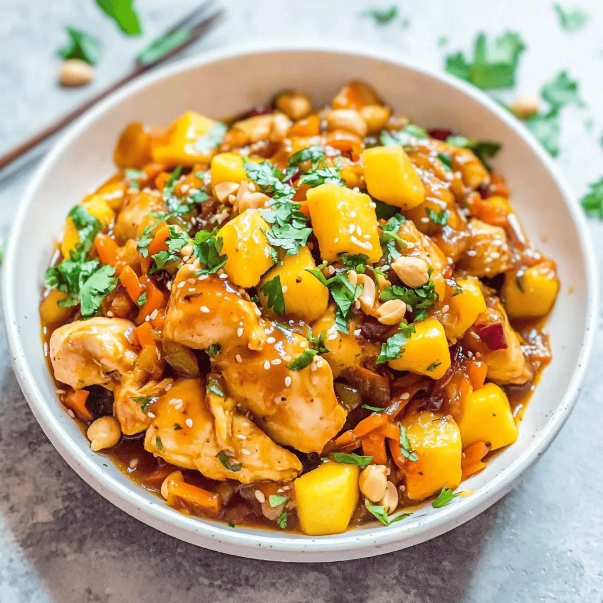 Sesame Mango Chicken: A Quick and Tasty Skillet Delight