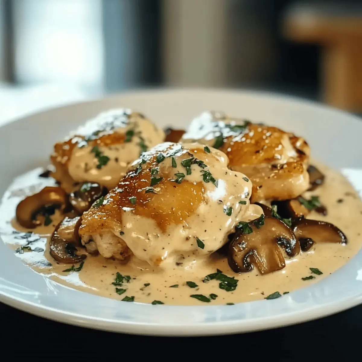 Creamy Garlic Mushroom Chicken: A Cozy Dinner Delight